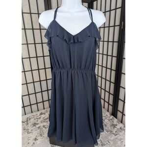 Juicy Couture Women's Navy Blue Sz 4 Regal Georgette Dress NOS 2013 NEW JG007785